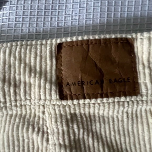 American Eagle Outfitters Cream Corduroy Mini Skirt - Picture 5 of 8